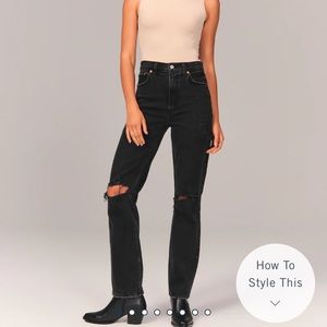 RARE Abercrombie 90s straight ultra high-rise jeans! NWOT